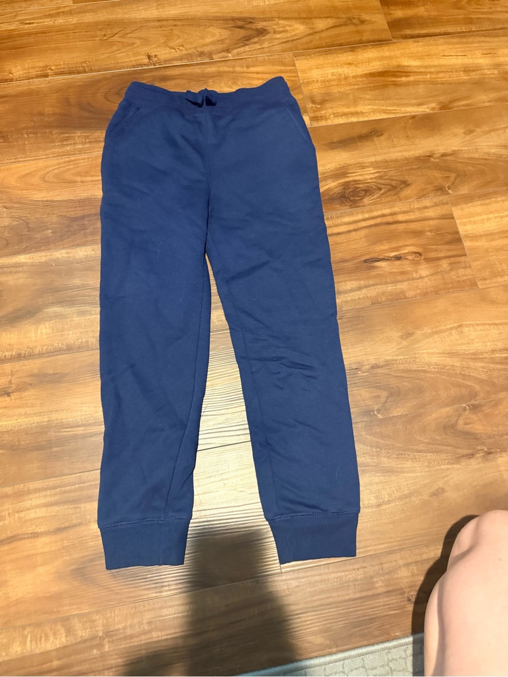 Kids Navy Blue Jogger Pants - Comfortable Everyday Bottoms